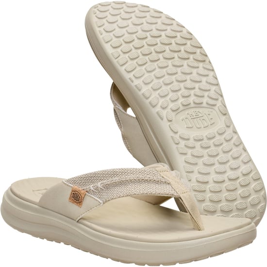 HEYDUDE Finn Flip Polyester Heren Tan Sandalen - Image 4