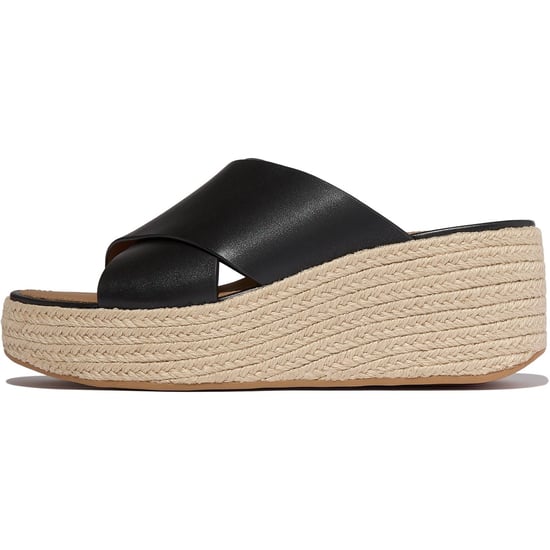 Fitflop Platvorms Lederen Dames Zwarte Sandalen - Image 4