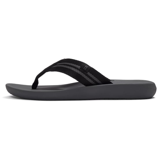 Fitflop iQushion Polyester Heren Zwart/Charcoal Slippers - Image 4