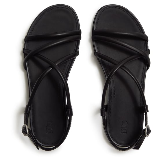 Fitflop Gracie Crystal Leer Dames Sandalen Zwart - Image 3