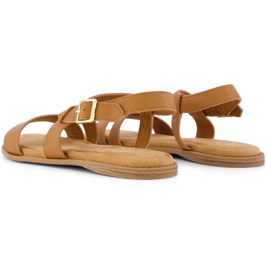 TOMS Mar Leren Dames Sandalen in Bruine Suiker - Image 2