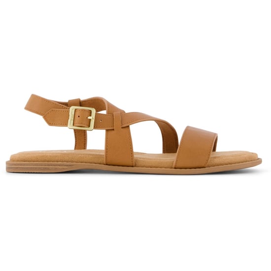 TOMS Mar Leren Dames Sandalen in Bruine Suiker - Image 6