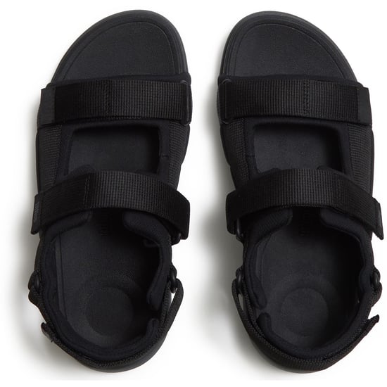 Fitflop F-Mode Go Polyester Heren Zwarte Sandalen - Image 3