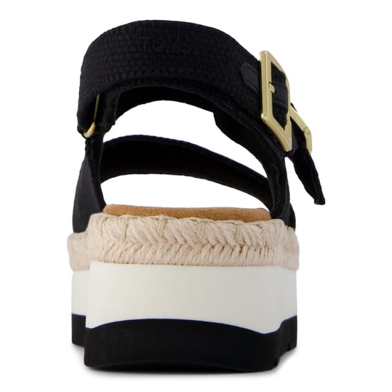 TOMS Giana Textiele Vrouwen Zwarte Strand Sandalen - Image 2