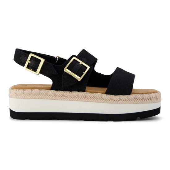 TOMS Giana Textiele Vrouwen Zwarte Strand Sandalen - Image 6