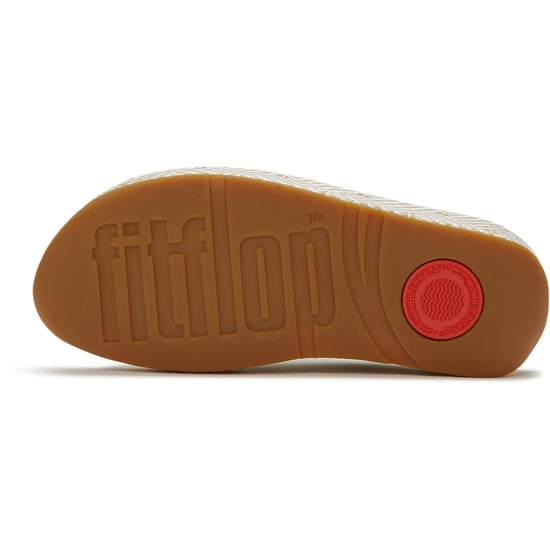 Fitflop Lulu Lux Graphic-Weave Leer Dames Urban Wit Sandalen - Image 2