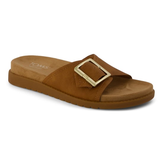 TOMS Marin Textiel Dames Bruin Suiker Sandalen - Image 1