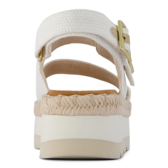 TOMS Giana Textiele Dames Witte Strand Sandalen - Image 2