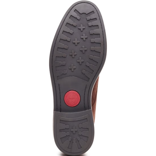 Base London Lincoln Chukka Leren Heren Bruine Boots - Image 3