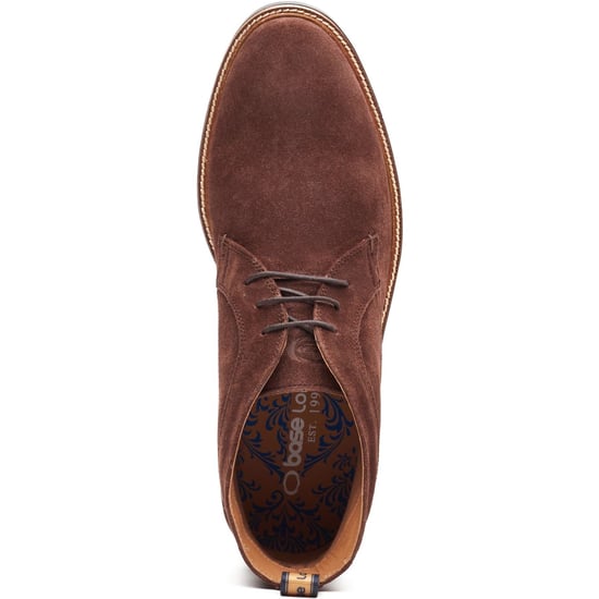 Base London Lincoln Chukka Leren Heren Bruine Boots - Image 4