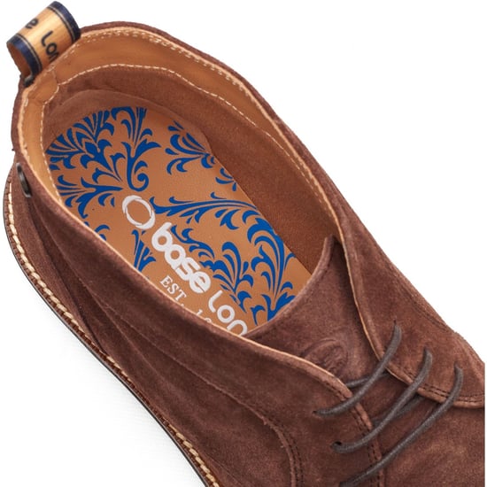 Base London Lincoln Chukka Leren Heren Bruine Boots - Image 6