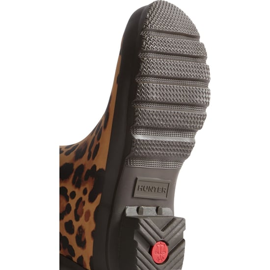 Hunter Dames Original Tall Leopard Laarzen Rubber Dames Leopard Print/Chocoladebruine Wellington Laarzen - Image 3