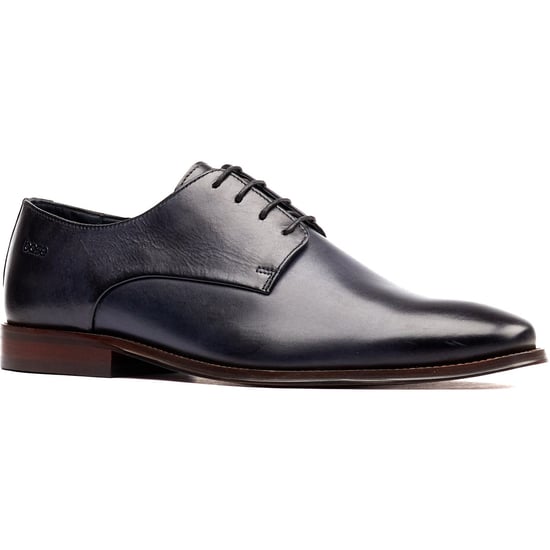 Base London Marley Derby Leren Heren Navy Veterschoenen - Image 1