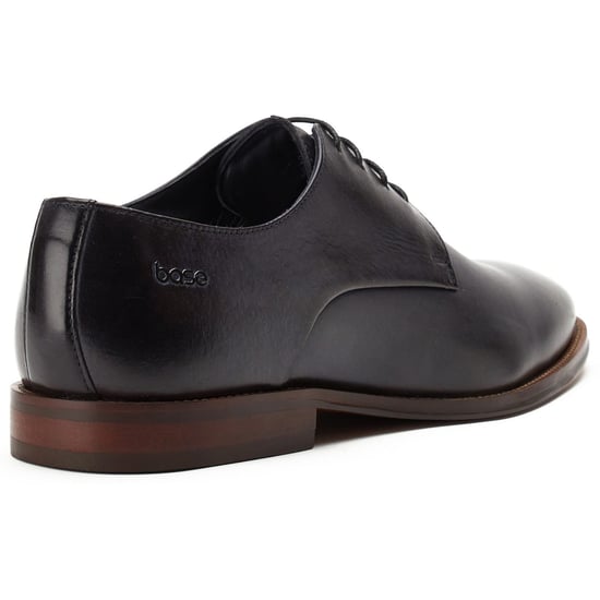 Base London Marley Derby Leren Heren Navy Veterschoenen - Image 2