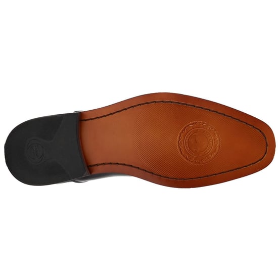 Base London Marley Derby Leren Heren Navy Veterschoenen - Image 3