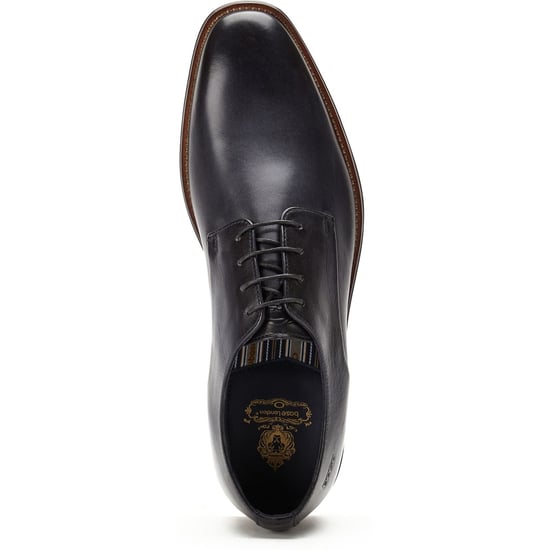 Base London Marley Derby Leren Heren Navy Veterschoenen - Image 4