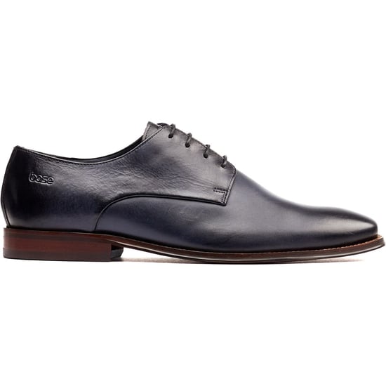 Base London Marley Derby Leren Heren Navy Veterschoenen - Image 5