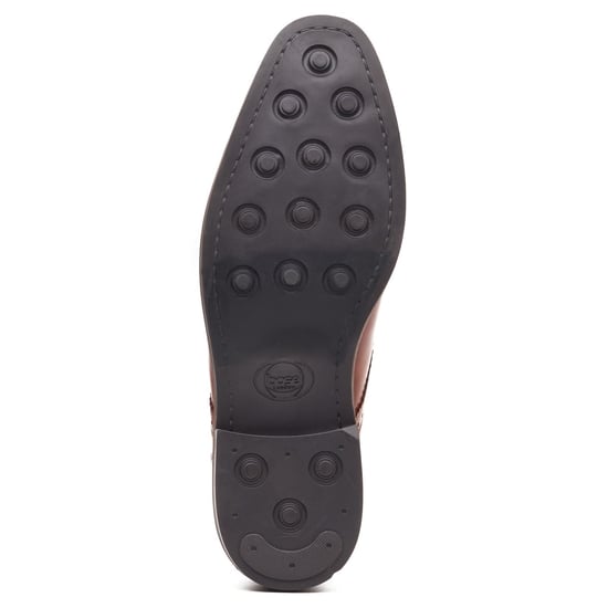 Base London Henley Monk Lederen Heren Burnt Tan Dubbele Monk Schoenen - Image 3