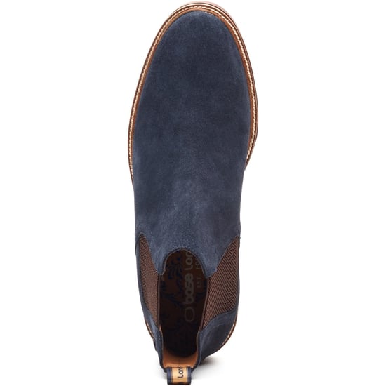 Base London Sussex Chelsea Boot Leer Heren Navy Boots - Image 4