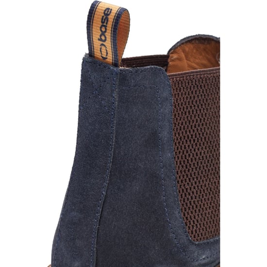 Base London Sussex Chelsea Boot Leer Heren Navy Boots - Image 6