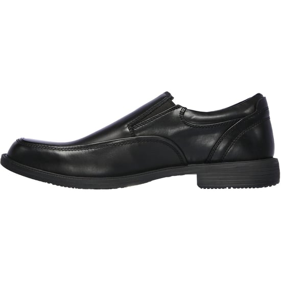 Skechers Dreston Ratlon Leren Zwarte Instappers voor Mannen - Image 4