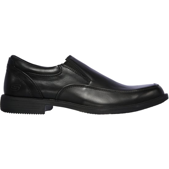Skechers Dreston Ratlon Leren Zwarte Instappers voor Mannen - Image 5