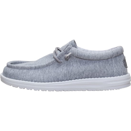 HEYDUDE Wally Stretch Jersey Textiel Heren Grijze Instappers - Image 6