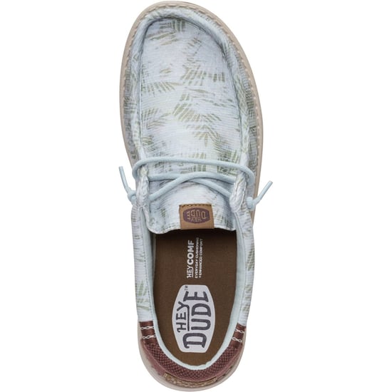HEYDUDE Wally Gewassen Textiel Heren Harbour Green/Multi Loafers - Image 5