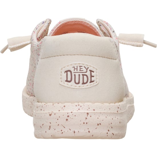 HEYDUDE Wendy Stretch Polyester Dames Taupe/Multi Instappers - Image 2