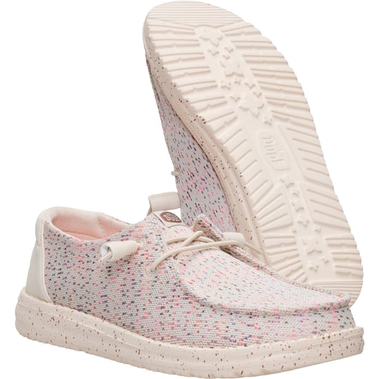 HEYDUDE Wendy Stretch Polyester Dames Taupe/Multi Instappers - Image 4