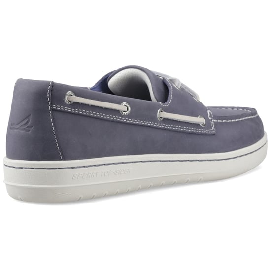 Sperry Strake 2-Oog Boot Leer Heren Marineblauwe Bootschoenen - Image 2