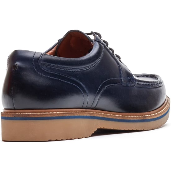 Base London Langdon Leren Herenschoenen in Marineblauw - Image 2