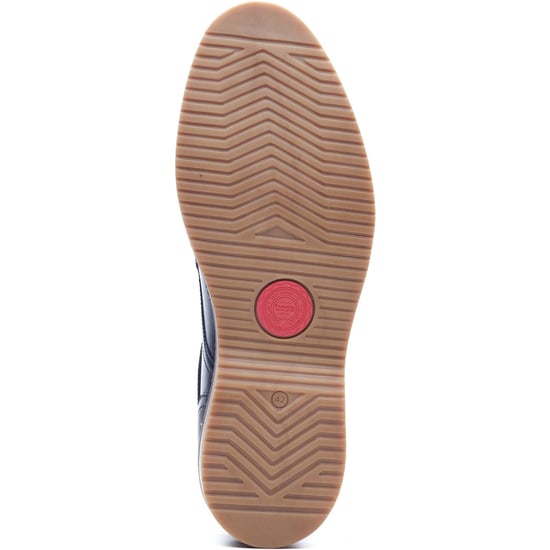 Base London Langdon Leren Herenschoenen in Marineblauw - Image 3