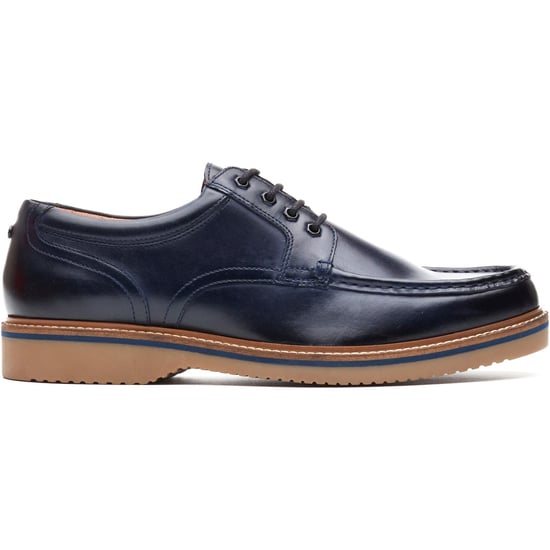 Base London Langdon Leren Herenschoenen in Marineblauw - Image 5