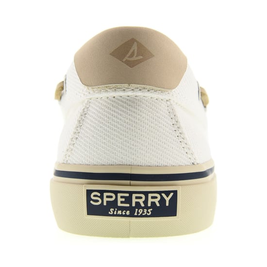 Sperry Helm 2-Eye Textiel Heren Witte Bootsschoenen - Image 2