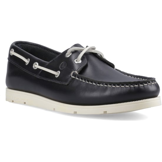 Sperry Oakland 2 Eye Boot Leer Heren Marineblauwe Bootschoenen - Image 1