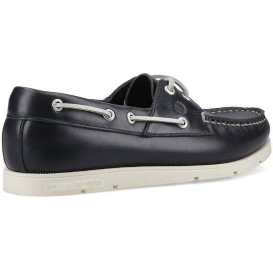 Sperry Oakland 2 Eye Boot Leer Heren Marineblauwe Bootschoenen - Image 2