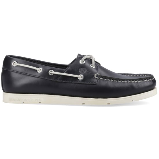 Sperry Oakland 2 Eye Boot Leer Heren Marineblauwe Bootschoenen - Image 5