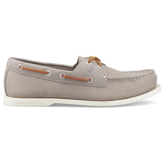 Sperry Tacoma 2 Eye Boot Leder Heren Grijze Bootsschoenen - Image 4