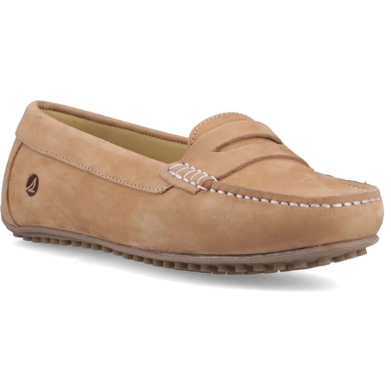Sperry Tubarao Slip On Nubuck Dames Tan Moccasins Schoenen - Image 1