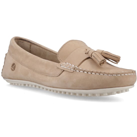 Sperry Salvador Slip-On Nubuck Dames Taupe Moccasins Schoenen - Image 1