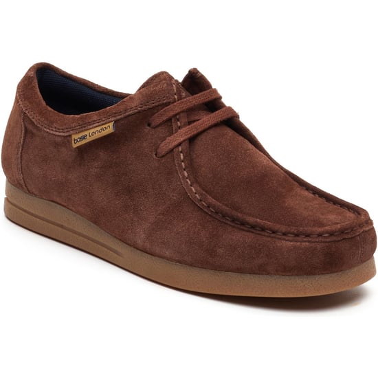 Base London Koko Veterschoenen van Leer voor Mannen in Bruin Mokassins - Image 1