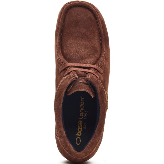 Base London Koko Veterschoenen van Leer voor Mannen in Bruin Mokassins - Image 4