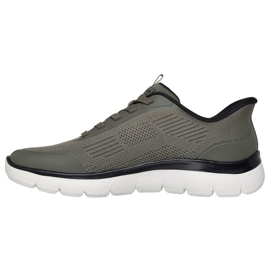 Skechers Summits Leyter Textiel Heren Sneakers Olijf/Zwart - Image 4