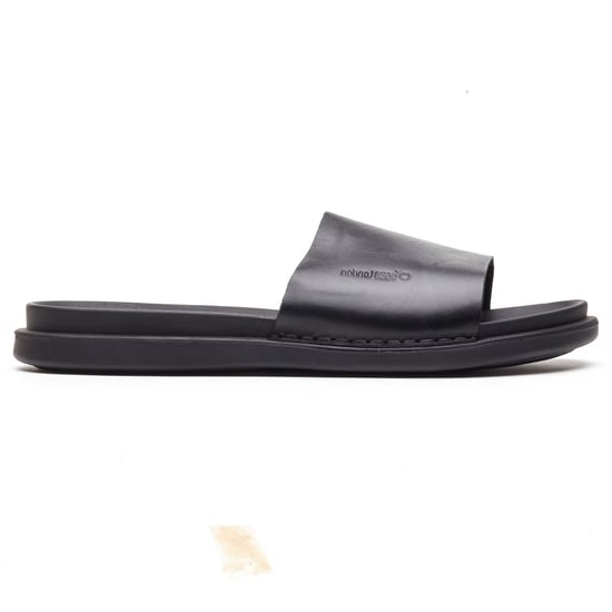 Base London Albany Leren Heren Slippers Zwart - Image 5