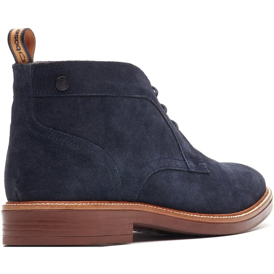 Base London Lincoln Chukka Leren Heren Navy Boots - Image 2