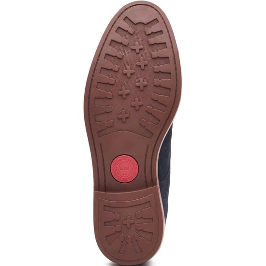 Base London Lincoln Chukka Leren Heren Navy Boots - Image 3