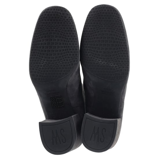 Stuart Weitzman Bacari Block-eel Enkellaarzen in Grijs Suède - Image 6