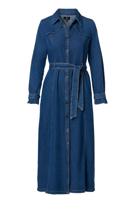 Troy Denim Jurk Medium Blauw Denim - Image 3