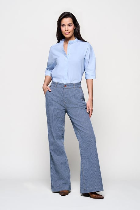 Caroline Tensen Lucia Blouse Licht Blauw - Image 2